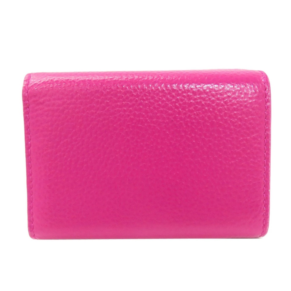 Balenciaga Wallet fold Compact Leather Bi Wallet Black
